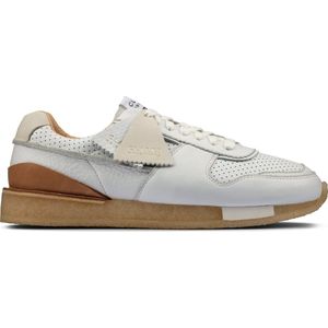 Clarks Clarks - Torrun Wit Leer Lage sneakers Heren