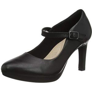 Clarks - Ambyr Shine - Nette Schoenen - Zwart - Leer - OrthoLite® Hybrid™ Voetbed