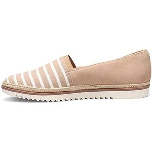 Clarks Serena Paige dames Sneaker Espadrille, Zand textiel suède combi , 39 EU