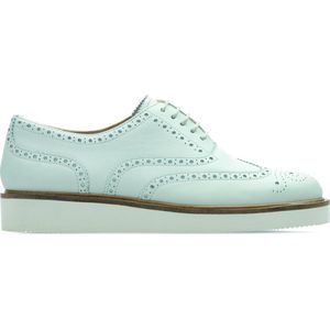 Clarks Baille Brogue - White Leather - Vrouwen - Maat 37