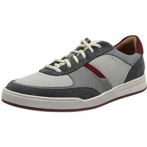Clarks Bizby Lace Sneakers voor heren, grijs, 43 EU