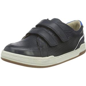 Clarks Fawn Solo K Sneakers voor jongens, blauw, 34 EU