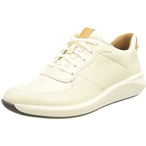 Clarks dames sneakers Un Rio Sprint, White Combi Lea, 37 EU
