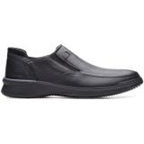 Clarks - Donaway Step - Moccasin - Zwart - Leder