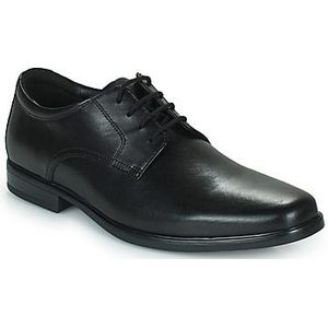 Clarks Howard Walk Oxford schoenen voor heren, Zwart leder