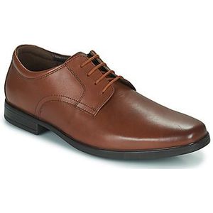 Clarks Howard Walk Oxford-schoenen voor heren, Dark Tan Lea, 39.5 EU