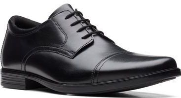 Clarks - Howard Cap - Pet - Zwart - Cushion Plus™-technologie