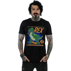 Disney Heren Toy Story 4 Rex angstaanjagend dinosaurus T-shirt