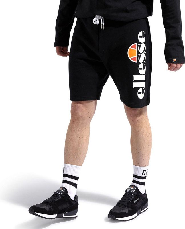 Ellesse - Bossini - Korte Broek - Grijs - 80% Katoen 20% Polyester Fleece