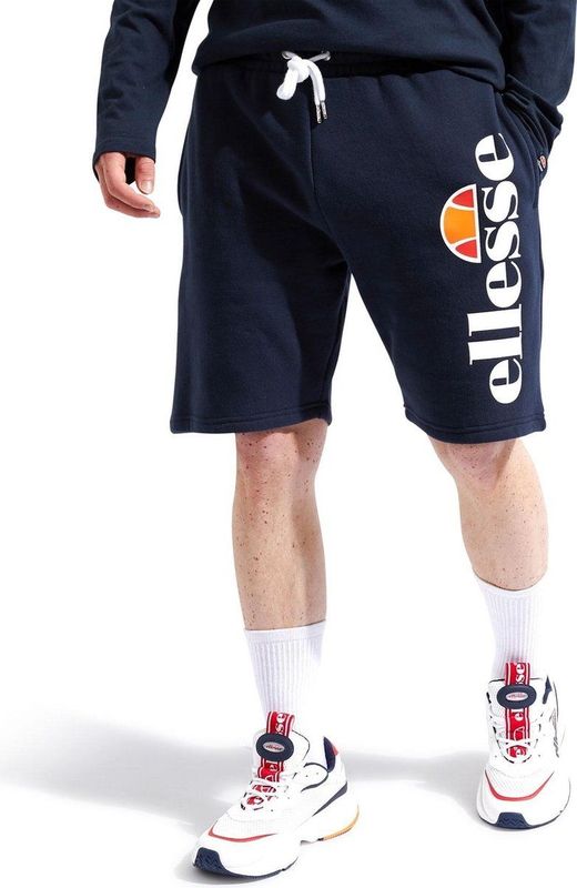 Ellesse - Bossini - Korte Broek - Grijs - Fleece - Normale Pasvorm