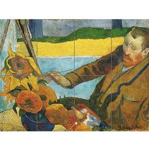 Artery8 Paul Gauguin Vincent Van Gogh Schilderen Zonnebloemen XL Giant Paneel Poster (8 Secties)