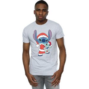 Disney Heren Lilo en Stitch Kerstmis T-Shirt