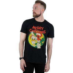 Disney Heren Donald Duck Vrolijk Kerstmis T-Shirt