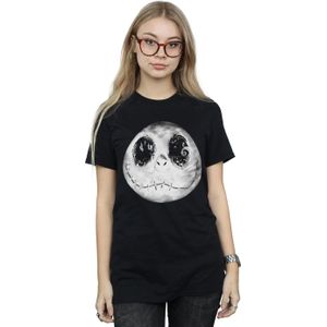 Li-cense Disney dames nightmare before christmas jack moon face katoenen vriendje t-shirt
