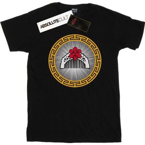 Li-cense Disney dames mulan movie flower comb cotton boyfriend t-shirt