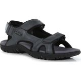 Regatta - Haris - Sandalen - Zwart - PU-leer