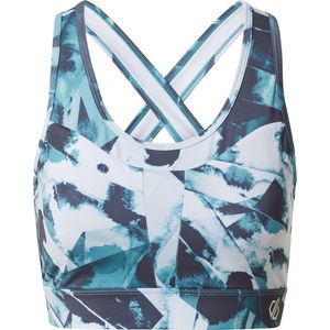 Dare2B, Mantra Dames Sportbeha, Blauw Motief, Maat XS