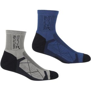 Regatta - Outdoor Wandelsokken - Heren - Twee Paar - Antibacterieel