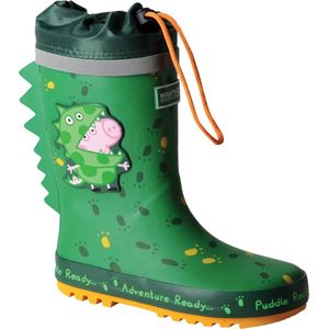 Regatta - Regenlaarzen voor kinderen - Peppa Pig Puddle - Dino groen - maat 22EU