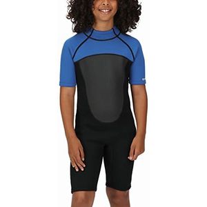 Regatta Junior Shorty Wetsuit Lichtgewicht, sneldrogend, flexibel zwemneopreenpak voor kinderen. Geschikt voor zwemmen en zwembadactiviteiten