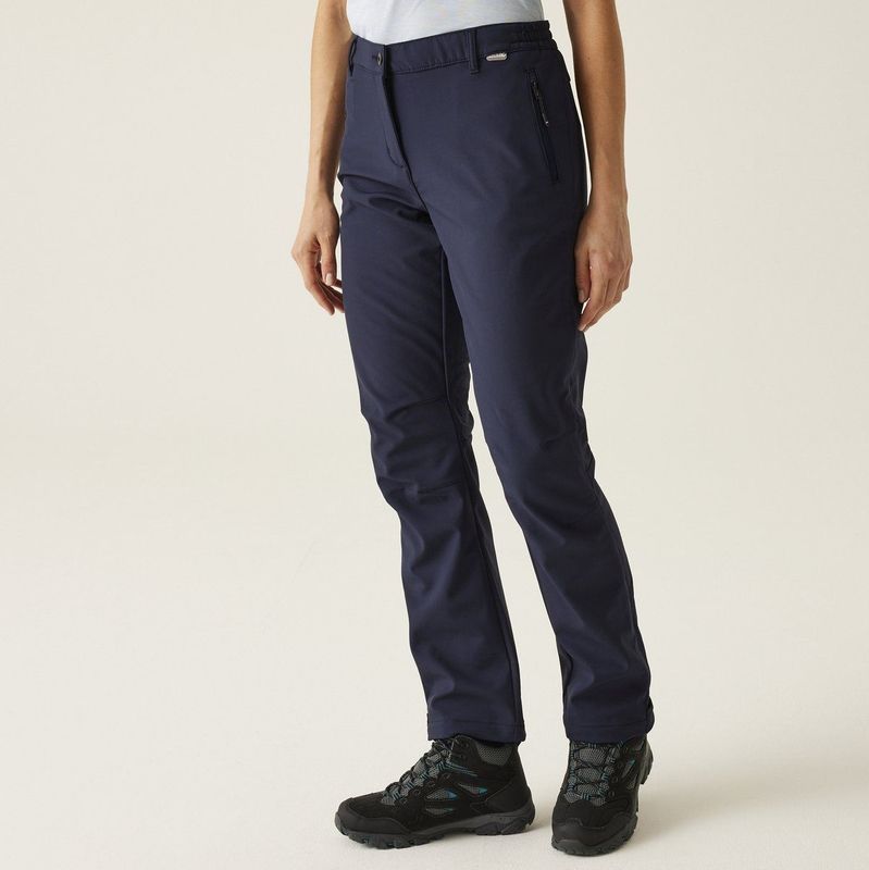 Dames Geo II Softshell Wandelbroek Navy