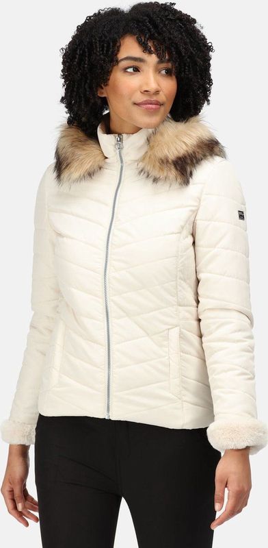 Winslow - Gewatteerd Damesjack - Waterafstotend - Imitatiebont - Polyester