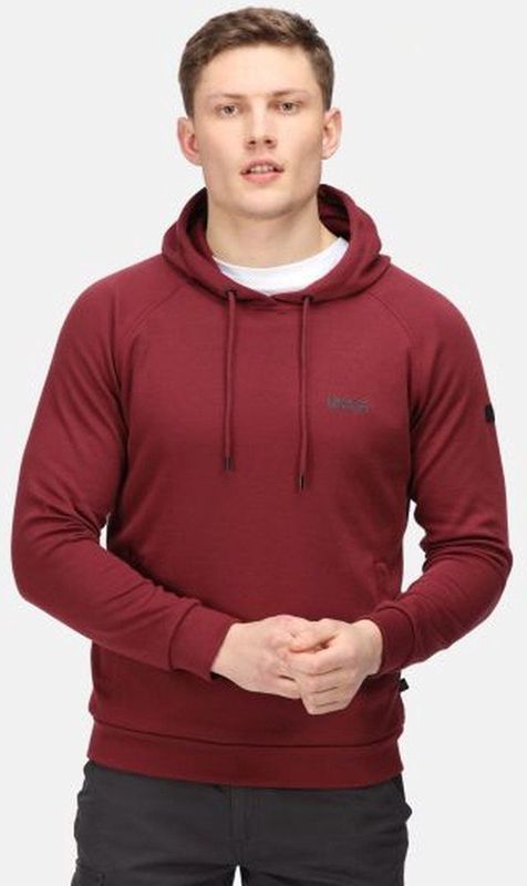 Regatta - Kassian Fleece - Outdoortrui - Donkerrood - Heren - Met Capuchon