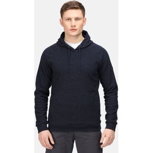 De Regatta Kassian Fleece - outdoortrui - heren - woleffect - met capuchon - Marine