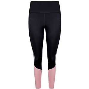 Dare 2b Verbeterde shapewear broek voor dames, zwart/poederroze/asgrijs gemêleerd