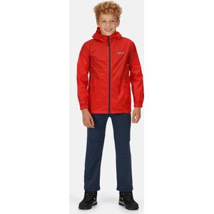 Regatta - Kids Pack It III Opvouwbaar Kinder Regenjack - Rood - Maat 104