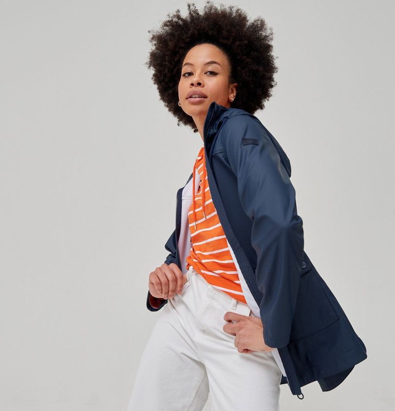 Regatta - Tinsley - Damesjas - Navy Blauw - 100% Polyurethaan, Duurzaam Waterafstotend Oppervlak