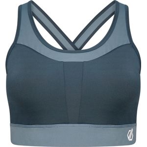 Sportbeha - Zwart - Gerecycled Polyester/Elastaan - Crossover-rugdesign