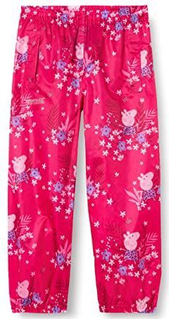 Regatta - Peppa Pack It O/T - Broek - Roze Fusion - Waterdicht en Ademend