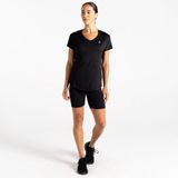 T-shirt Korte Mouwen Hiking Dames Ademend