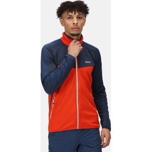 De Regatta Yare Vi Fleece Met Volledige Rits - Heren - Extol Stretch - Gerecycled - Oranje