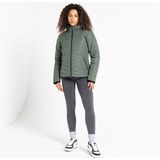 Dare B - Striking Everyday - Waterdicht Dames Skijack - Duck Green - Gerecycled Materiaal