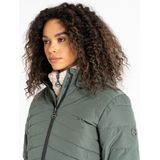 Dare B - Striking Everyday - Waterdicht Dames Skijack - Duck Green - Gerecycled Materiaal