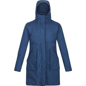 Regatta, Womens Yewbank II Waterdichte Dames Winterjas, Denimblauw, Maat 46