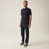 Poloshirt - Korte Mouwen - Blauw - Polykatoen