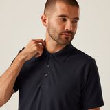 Poloshirt - Korte Mouwen - Blauw - Polykatoen
