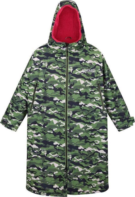 Badjas - Waterdicht - Blauw - Hydrafort 5000 - Borg Fleece Voering