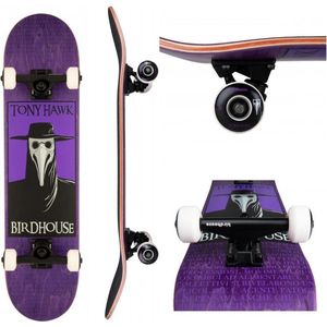 Birdhouse Stage 3 Plague Doctor Purple Skateboard 7.5