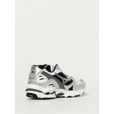 Mizuno - Wave Rider 10 - Sneakers - Wit/Zwart/Zilver - Mesh/Leer/Lakleer