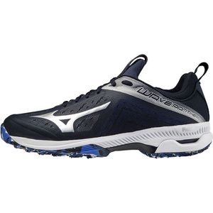 Mizuno Wave Panthera - Sportschoenen - Korfbal - TF (Turf) - Blue/White
