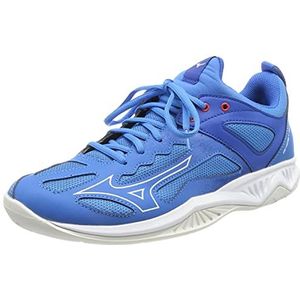 Mizuno Unisex's Ghost Shadow Handbalschoen, Fblue Wht Princessblue, 36.5 EU