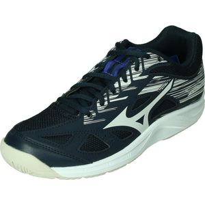 Mizuno stealth star junior in de kleur grijs.