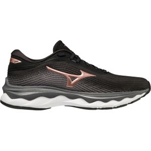 Mizuno Wave Sky 5 zwart roze hardloopschoenen dames