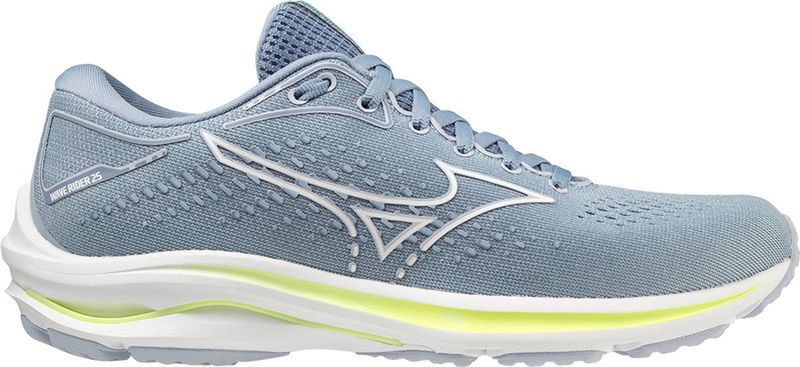 Mizuno Wave Rider 25 - Sportschoenen - Lichtblauw - Voor Vrouwen