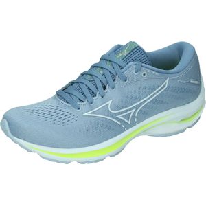 mizuno wave rider 25 hardloopschoenen blauwgroen voor dames