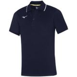 Mizuno - Sportshirt - Blauw - Katoen/Polyester - Ademend